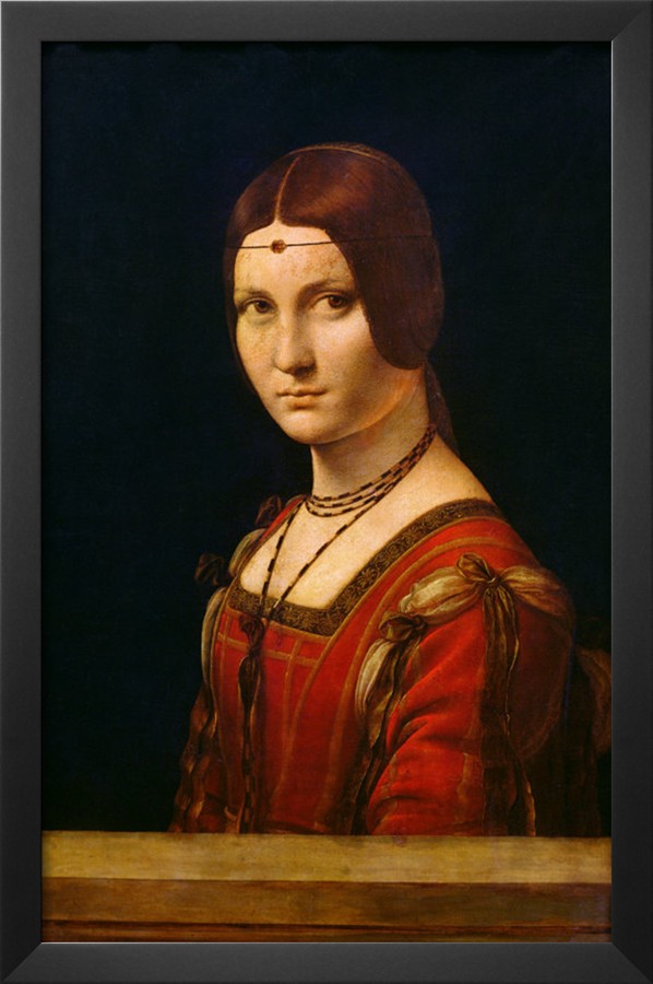 Portrait of a Lady from the Court of Milan, circa 1490-95 By Leonardo Da Vinci
